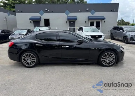 2017 Maserati Ghibli S z USA, uszkodzony, nr VIN ZAM57RSA3H1206281